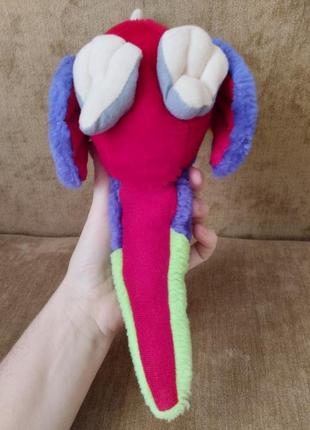 Попугай рикардо мягкая игрушка длина 35 см4 фото