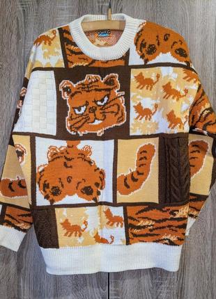 Свитер tiger print