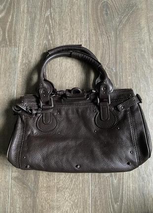 Сумка chloé boston paddington shoulder bag