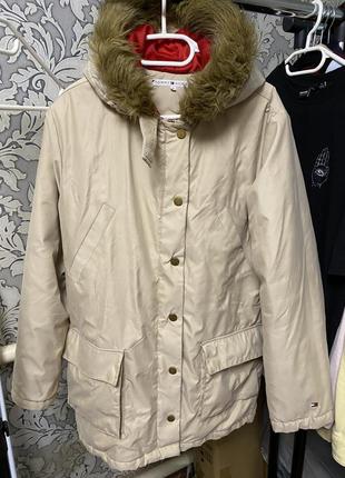 Пуховик куртка мужская зимняя бежевая2 фото
