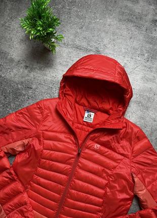 Женский пуховик salomon puffer down jacket! из свежих коллекций!3 фото