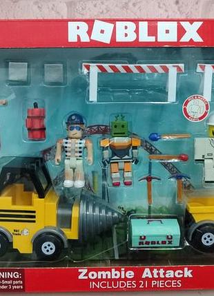 Набір фігурок роблекс зомбі атака будівельний майданчик