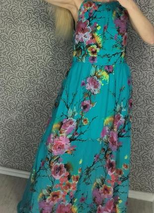 Довга сукня платье в пол2 фото