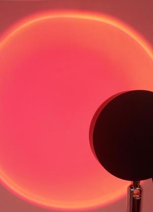 Проекционный светильник лампа с эффектом рассвета и заката с пультом usb юсб 4 режима освещения suns5 фото