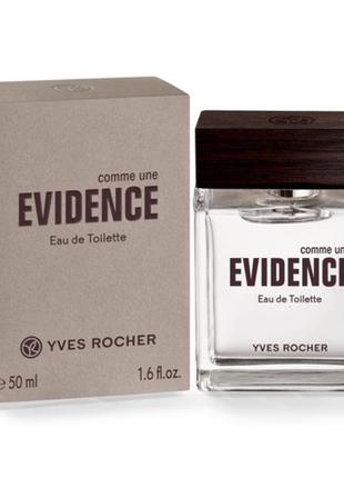 Yves rocher, туалетна вода comme une evidence hommeів роше2 фото