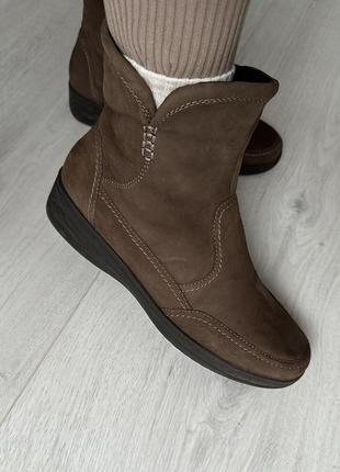 Кожаные немецкие зимние ботинки medicus