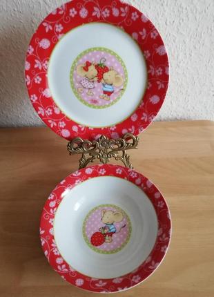 Набір дитячого посуду "lillebi" германія