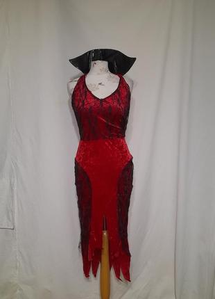 Вампирское платье платье отверстий вампира в готическом стиле готика с воротником2 фото