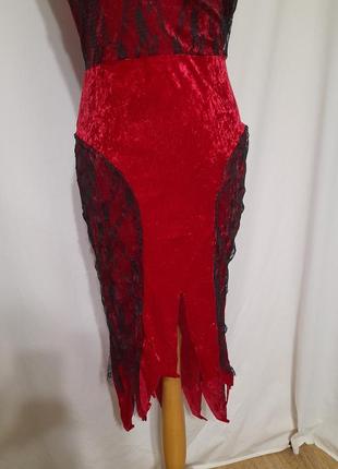 Вампирское платье платье отверстий вампира в готическом стиле готика с воротником5 фото