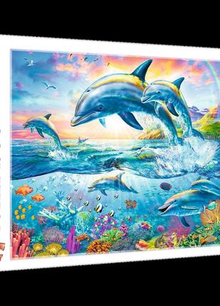 Пазли - (1500 елм.) - "дельфіни" / trefl