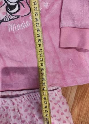 Теплая пижама для девочки 5 р, 110 см5 фото