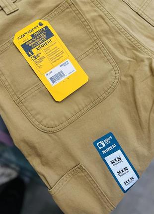 Чоловічі джинсові штани  carhartt оригінал гірчичного кольору розмір 34*303 фото