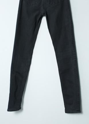 Acne studios джинсы зауженные скинни женские черные акне студиос 27 xs s levi's leee edwin wrangler zara h&amp;m bershka в утяжеление2 фото