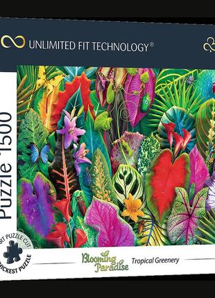 Пазли - (1500 елм.) - безмежна колекція: "тропічний сад" / trefl
