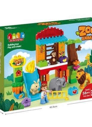 Конструктор для малюків "zoo"🐘 🐇🐅3+