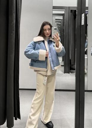 Дубленка от zara