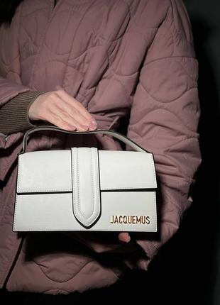 Женская сумка jacquemus le bambino white люкс качество