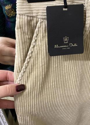 Вельветовые брюки massimo dutti3 фото