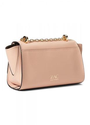 Сумка шкіряна zac posen eartha mini chain shoulder leather bag оригінал5 фото