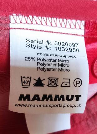 Трекинговая рубашка с коротким рукавом mammut7 фото