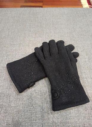 Шерстяные перчатки на утепление
