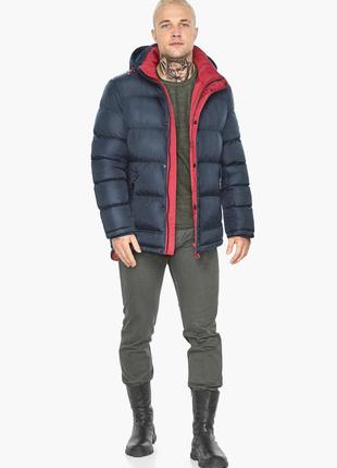 Воздуховик мужской braggart куртка мужская синяя модная на зиму модель 51999