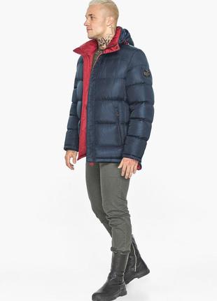 Воздуховик мужской braggart куртка мужская синяя модная на зиму модель 51999