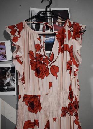 Дуже гарне жіночне плаття в квіти morgan 362 фото