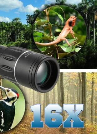 Монокуляр bushnell 16×52 powerview монокль, бушнел, підзорна труба з чохлом