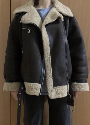 Дубленка zara