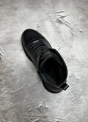 Круті зимові високі черевики baldinini, мужские зимние ботинки натуральная кожа7 фото