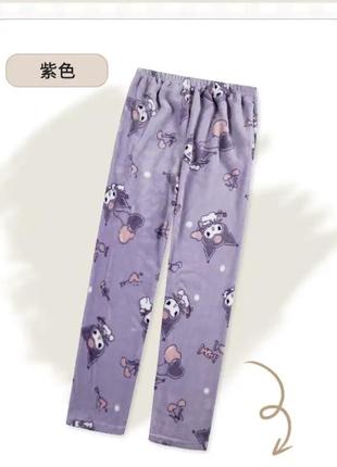 Штаны пижамные куроми аниме тёплые2 фото