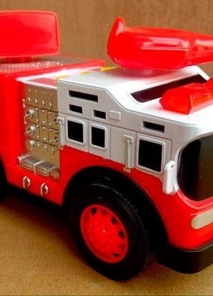 Машина пожарная big motors со светом и звуком (2018-1ab-2)8 фото