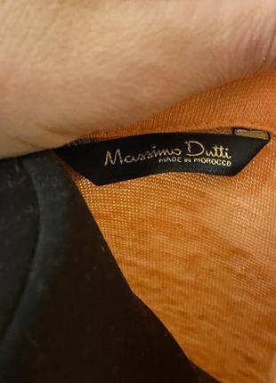 Стильная оригинальная яркая футболка поло известного бренда massimo dutti 46 размера m8 фото