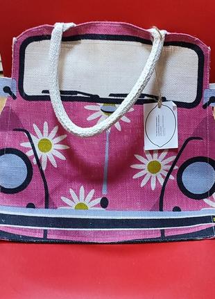 Натуральна жіноча еко сумка - шопер5 фото