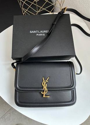 Сумка кожаная премиум в стиле ysl solferino