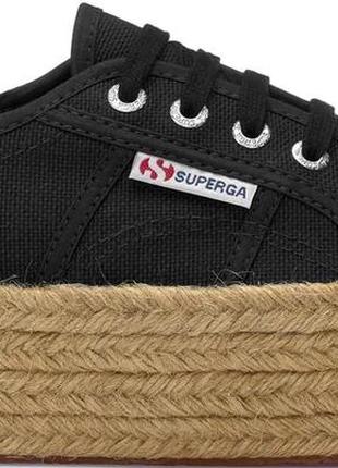 Кеды superga 2790 cotropew черные 42.5 eu4 фото