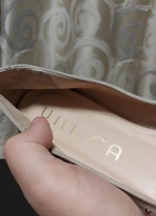 Качественные стильные кожаные брендовые балетки unisa made in spain6 фото