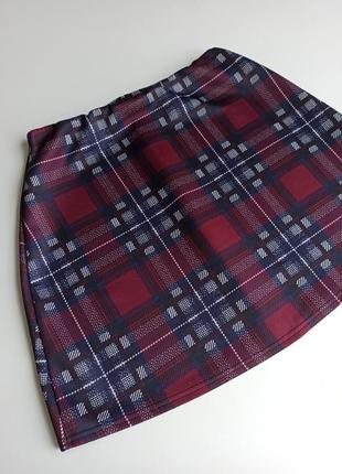 Стильная юбка миди трапецией из гладкого трикотажа дайвинг4 фото