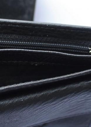 Подарунковий набір гаманець+ремінь philipp plein чорний натуральна шкіра чоловічий9 фото
