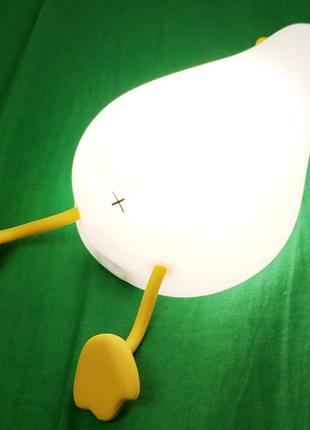Світильник нічник гусак, "качечка" із силікону з акумулятором.