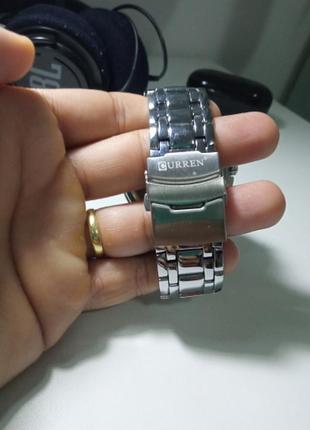 Брендовий кварцовий наручний годинник curren.7 фото