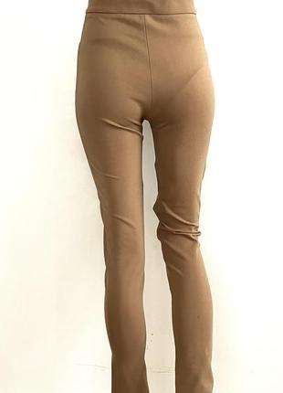 Absolu стрейчевые штаны замша кожаные лосины высокая посадка4 фото
