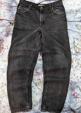 Vintage denim штани джинси чорні levis 550 tapered вінтажні банани мом