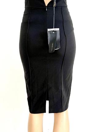 Imperial юбка карандаш миди высокая посадка со шлицей5 фото