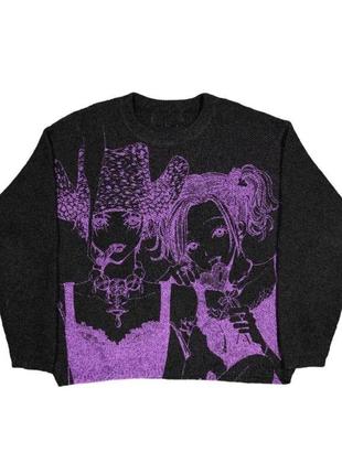 Anime sweater аниме свитер у2к1 фото