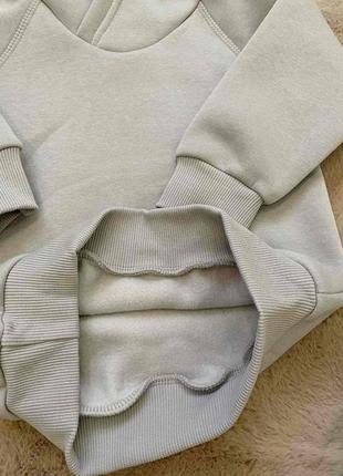 Костюм набор кофта и штаны утепленный с начосом для новорожденных мамине чадо 74, 80, 86, 922 фото