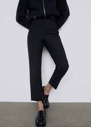 Брюки zara с высокой посадкой