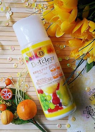 Пудра для вмивання з ефектом пілінгу detclear aha&bha fruits enzyme powder wash, японія