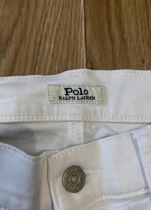 Белые джинсы стрейч polo ralph lauren5 фото